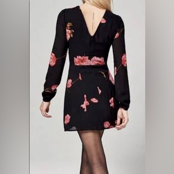 Reformation Blaire Dress Roses - Picture 2 of 8